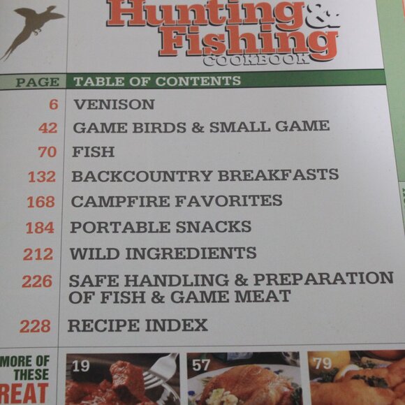 Hunting & Fishing Cookbook Taste of Home Readers Digest Hardcover Recipes - Picture 2 of 9